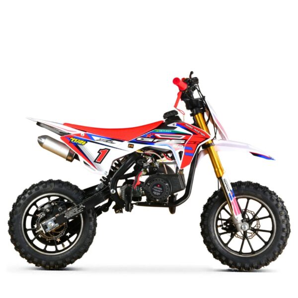 MINI CROSS REBEL MASTER 49CC 2T GASOLINA + ARRANQ ELECTRICO R10 - Imagen 5